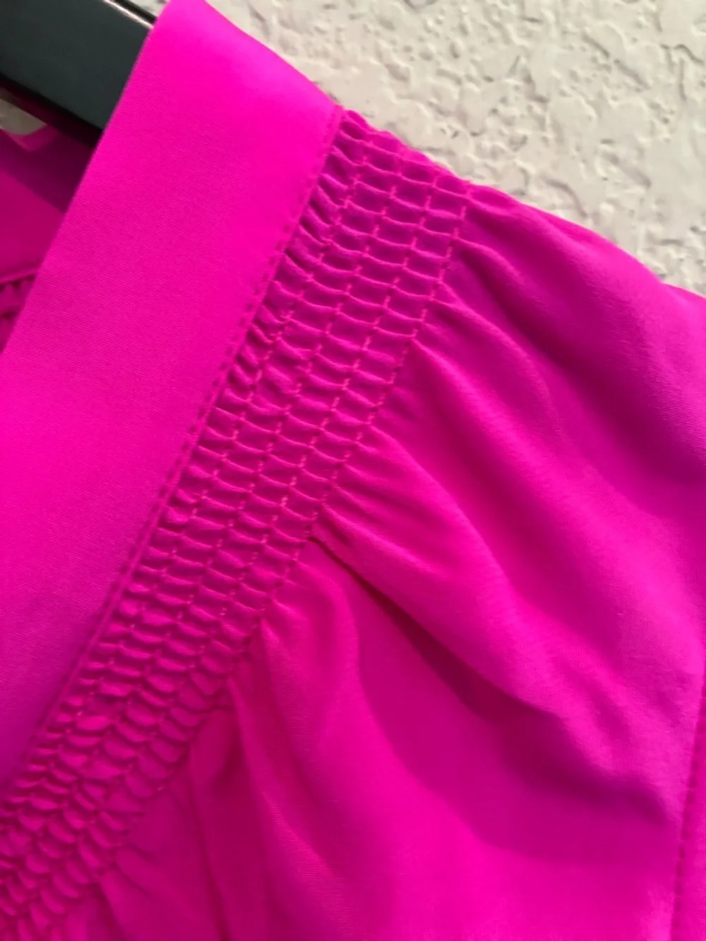 Lilly Pulitzer Bright Pink Tie-Neck Sleeveless blouse